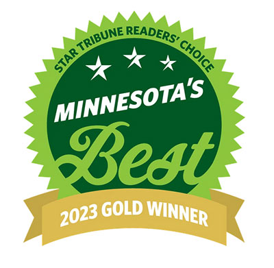 Minnesota best hair salon, gold award